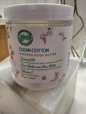 Clean Cotton Whipped Body Butter — White